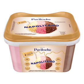 SORVETE NAPOLITANO CLÁSSICO PAVILOCHE 1,5L SORVETE NAPOLITANO CLÁSSICO PAVILOCHE 1,5L
