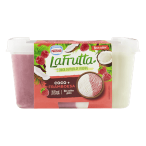 SORBET COCO E FRAMBOESA LA FRUTTA NESTLÉ 1L