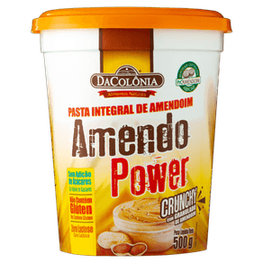 PASTA AMENDOIM DACOLONIA 500G AMENDO POWER PASTA AMENDOIM DACOLONIA 500G AMENDO POWER