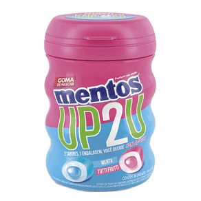 GOMA DE MASCAR MENTOS 56G GARRAFA UP2 GOMA DE MASCAR MENTOS 56G GARRAFA UP2