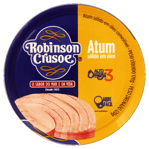 ATUM ROBINSON CRUSOE 170G SÓLIDO EM ÓLEO ATUM ROBINSON CRUSOE 170G SÓLIDO EM ÓLEO