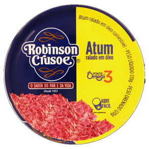 ATUM ROBINSON CRUSOE 170G RALADO EM ÓLEO ATUM ROBINSON CRUSOE 170G RALADO EM ÓLEO