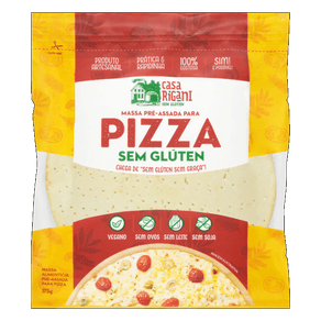 MASSA PIZZA CASA RIGANI 175G SEM GLÚTEN
