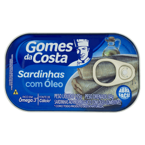 SARDINHAGOMESDACOSTA125GRC-OLEO SARDINHAGOMESDACOSTA125GRC-OLEO