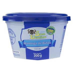 MANTEIGABOMDESTINO200GRBUFALAC-SAL MANTEIGABOMDESTINO200GRBUFALAC-SAL