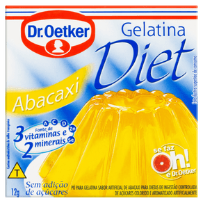 GELATINADROETKER12GRDIETABACAXI