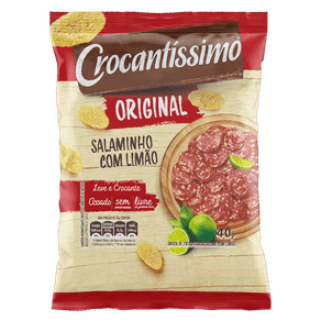 CROCANTISSIMO40GRSALAMECOMLIMAOSABORESBOTECO CROCANTISSIMO40GRSALAMECOMLIMAOSABORESBOTECO