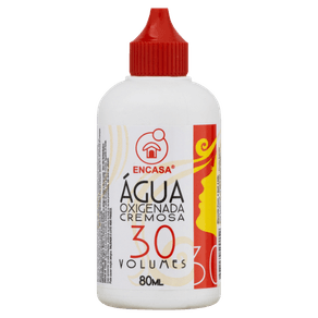AGUAOXIGENADAENCASA80MLCREMOSA30V AGUAOXIGENADAENCASA80MLCREMOSA30V