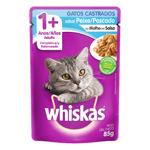 ALIMGATOWHISKAS85GRSACHECASTPEIXE ALIMGATOWHISKAS85GRSACHECASTPEIXE