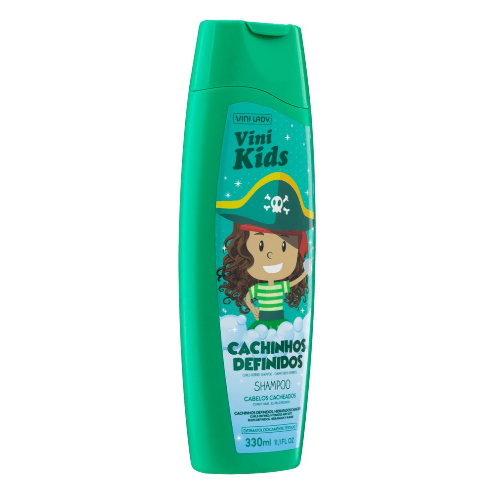 SHAMPOO VINI LADY 330ML KIDS CACHOS DEFINIDO supermercadosimperatriz