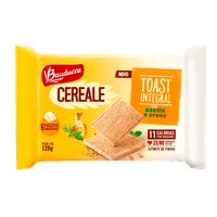 Toast Integral BAUDUCCO CEREALE Azeite e Ervas Pacote 128g 6 Unidades -  Biscoito Salgado