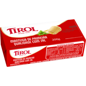 MANTEIGATIROL200GTABLETEC-SAL MANTEIGATIROL200GTABLETEC-SAL