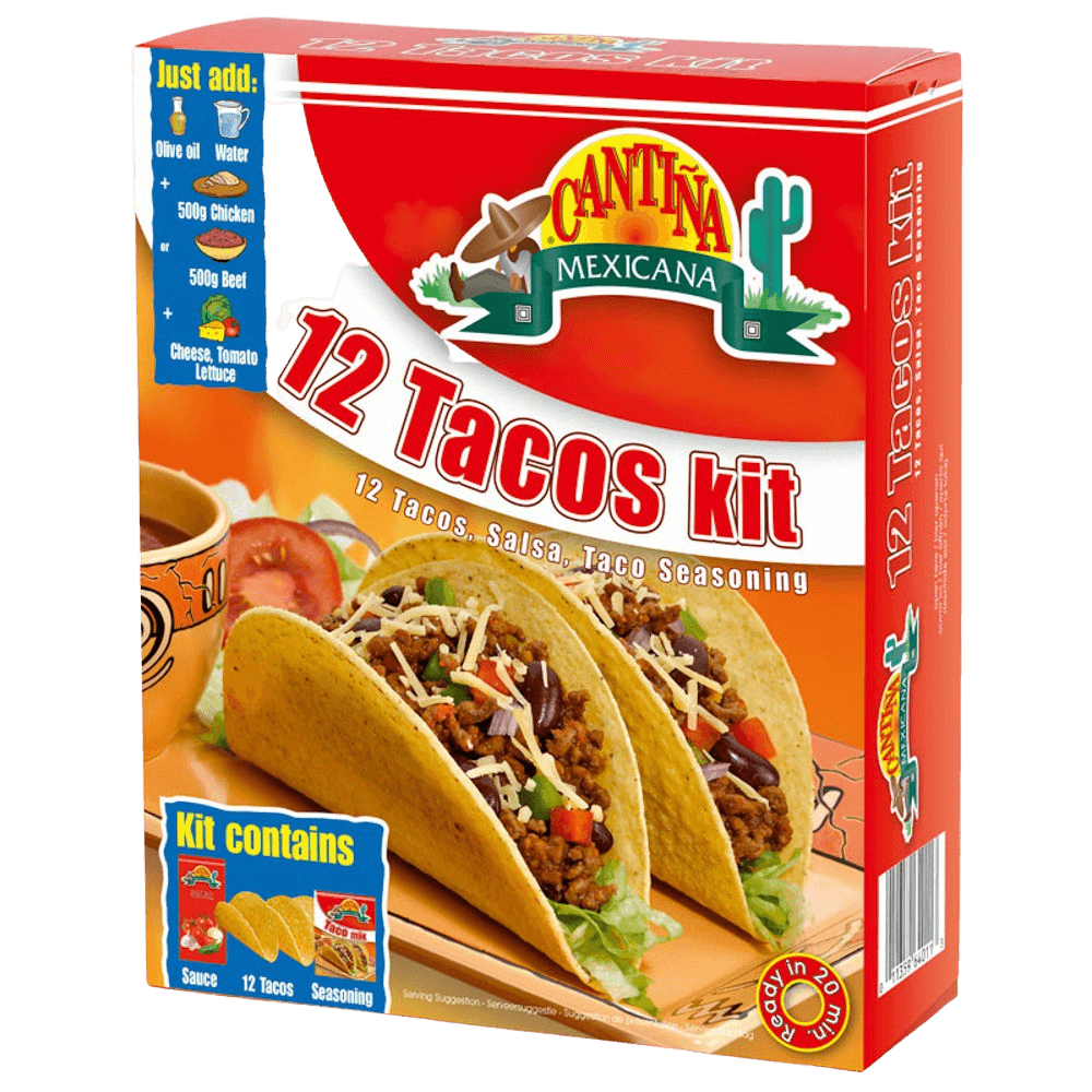 KIT 12 TACO SHELLS 325GR supermercadosimperatriz