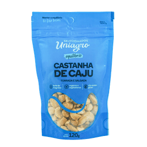 CASTANHADECAJUUNIAGRO120GPOUCH CASTANHADECAJUUNIAGRO120GPOUCH