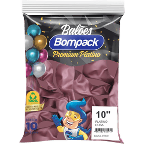 BALAOPLATINOBOMPACKN10C-10ROSA BALAOPLATINOBOMPACKN10C-10ROSA