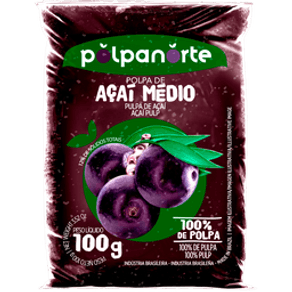 POLPA DE AÇAÍ POLPANORTE 100G POLPA DE AÇAÍ POLPANORTE 100G