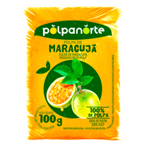 POLPA DE MARACUJÁ POLPANORTE 100G POLPA DE MARACUJÁ POLPANORTE 100G