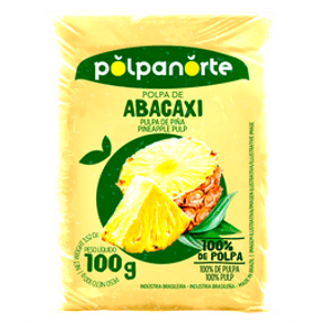 POLPA DE ABACAXI POLPANORTE 100G POLPA DE ABACAXI POLPANORTE 100G