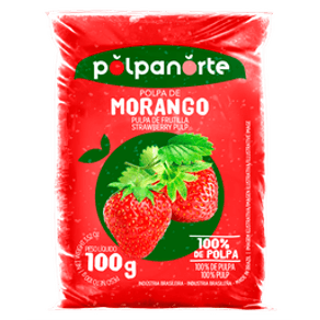 POLPA DE MORANGO POLPANORTE 100G POLPA DE MORANGO POLPANORTE 100G
