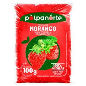 POLPA DE MORANGO POLPANORTE 100G