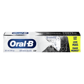 CREME DENTAL MINERAL CLEAN ORAL-B 3D WHITE 140G