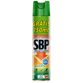 INSETICIDA AEROSOL MULTI EUCALIPTO SBP 450ML LEVE + PAGUE - INSETICIDA AEROSOL MULTI EUCALIPTO SBP 450ML LEVE + PAGUE -