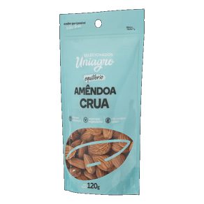 AMÊNDOA CRUA UINAGRO 120G AMÊNDOA CRUA UINAGRO 120G