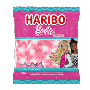 MARSHMALLOW HARIBO 200G MORANGO BARBIE