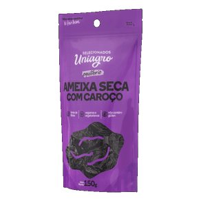 AMEIXA COM CAROÇO POUCH UNIAGRO 150G AMEIXA COM CAROÇO POUCH UNIAGRO 150G