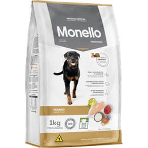 RAÇÃO PARA CÃES TRADICIONAL MONELLO 1KG RAÇÃO PARA CÃES TRADICIONAL MONELLO 1KG