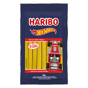 BALA HARIBO 80G GELATINA MILKSHAK BANANA BALA HARIBO 80G GELATINA MILKSHAK BANANA