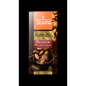 CHOCOLATE TRAPA INTENSO 175G 70PC AMENDOA