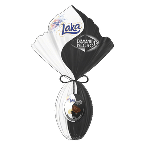 OVO DE PÁSCOA LACTA 500G DIAM NEGRO LAKA