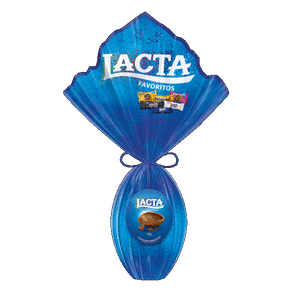 OVO DE PÁSCOA LACTA 560G AO LEITE FAVORITOS