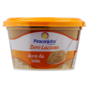 DOCE DE LEITE PIRACANJUBA 350G ZERO LACTOSE DOCE DE LEITE PIRACANJUBA 350G ZERO LACTOSE