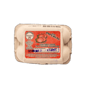 OVO VERMELHO IMPERIAL GRANDE MEIA DÚZIA OVO VERMELHO IMPERIAL GRANDE MEIA DÚZIA