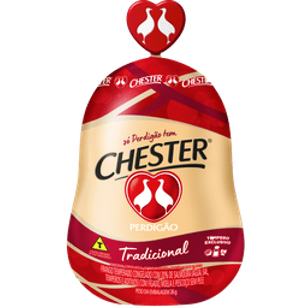 Chester Perdigão Temperado Azeite e Ervas com Miúdos Aprox.4,2kg