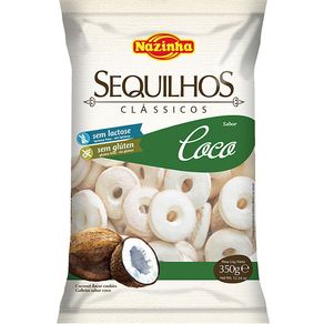 SEQUILHOS NAZINHA 350GR S/GLUT/LACT COCO