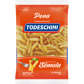 MACARRÃO TODESCHINI 500G SEMOLA PENA MACARRÃO TODESCHINI 500G SEMOLA PENA