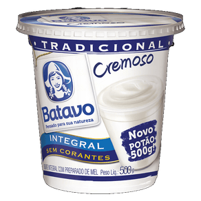 IOGURTE BATAVO 500G TRADICIONAL INTEGRAL IOGURTE BATAVO 500G TRADICIONAL INTEGRAL