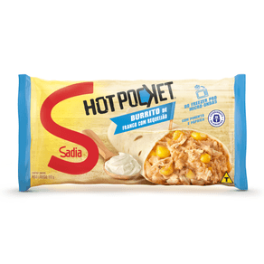 BURRITO FRANGO REQUEIJÃO SADIA HOT POCKET 112G