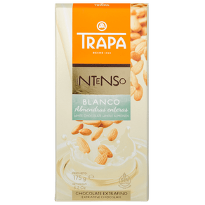 CHOC-TRAPA-INTENSO-175G-BRANCO-AMENDOAS CHOC-TRAPA-INTENSO-175G-BRANCO-AMENDOAS