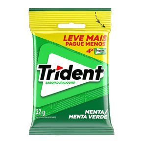 CHICLETE-TRIDENT-32G-C-4-MENTA CHICLETE-TRIDENT-32G-C-4-MENTA