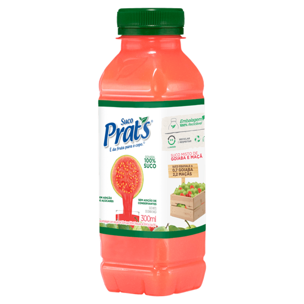 SUCO PRATS 300ML GOIABA E MACA Supermercadosimperatriz suco-prats-300ml-goiaba-e-maca-supermercadosimperatriz