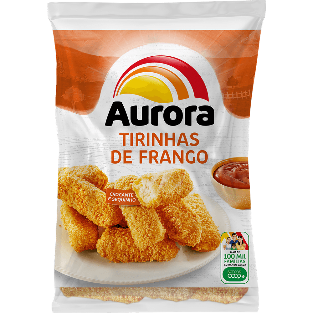 TIRINHA DE FRANGO AURORA 300G - supermercadosimperatriz