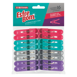 PRENDEDOR-ESFREBOM-C-16UN-ROUPA PRENDEDOR-ESFREBOM-C-16UN-ROUPA