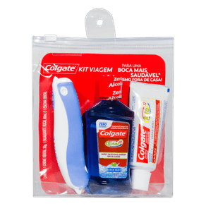 KIT-CREME-DENTAL-CLEAN-MINT-30G---ENXAGUANTE-BUCAL-CLEAN-MINT-60ML---ESCOVA-DENTAL-MACIA-COLGATE-TOTAL-12