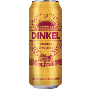 CERVEJA-PURO-MALTE-DINKEL-DOIS-MALTES-350ML-LATA-SLEEK CERVEJA-PURO-MALTE-DINKEL-DOIS-MALTES-350ML-LATA-SLEEK