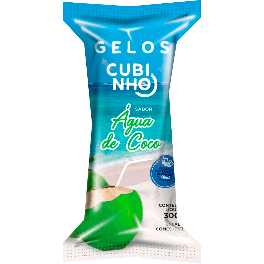 GELO CUBINHO 300G DE COCO - supermercadosimperatriz