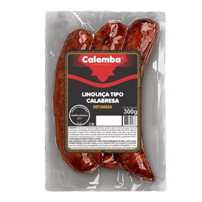 Linguica-Calabresa-Defumada-Calemba-300g Linguica-Calabresa-Defumada-Calemba-300g